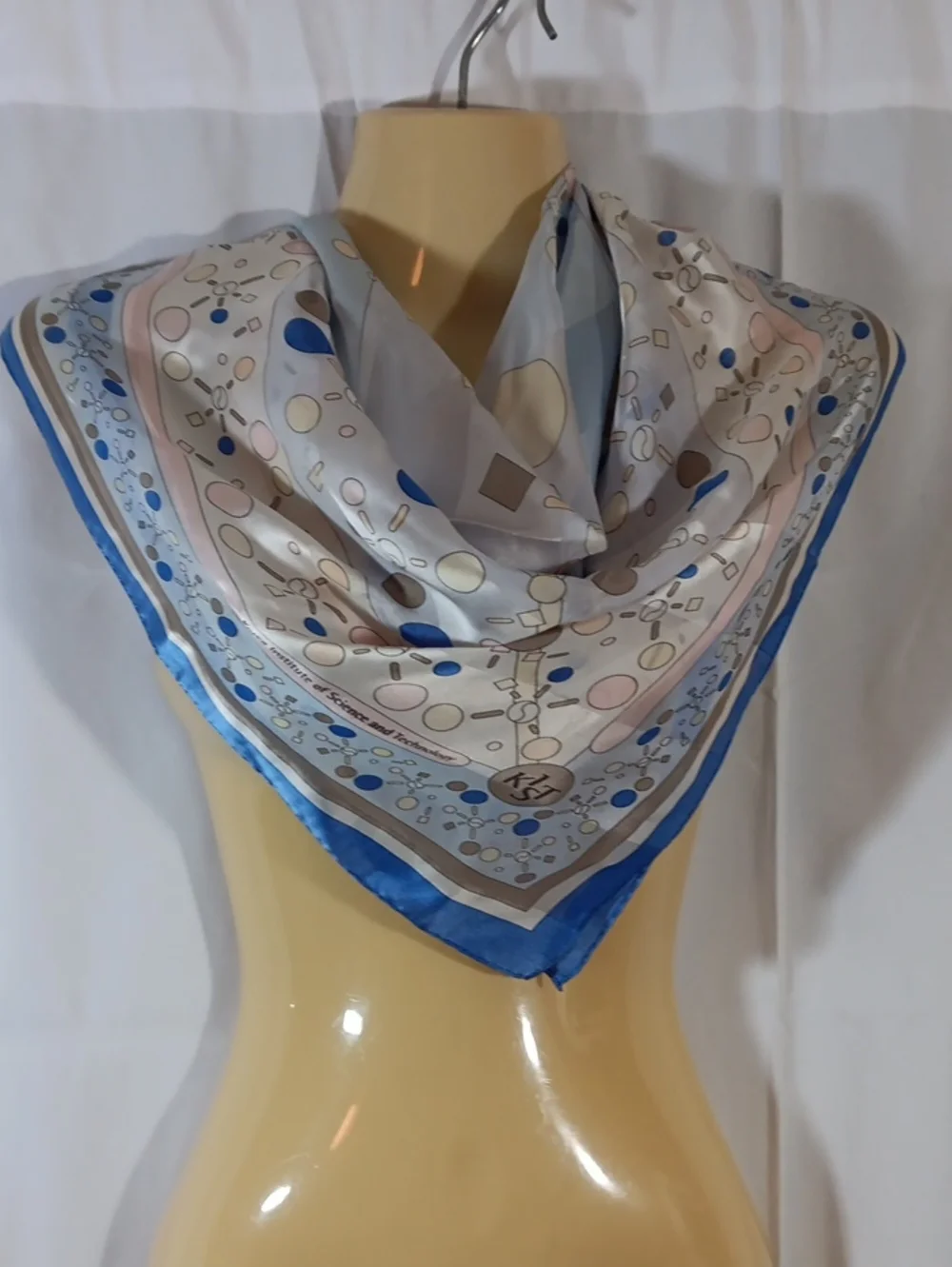 Vintage Korea Institute Of Technology Womens Silk Scarf